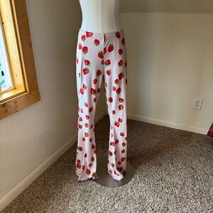 Strawberry Print Pajama Pants